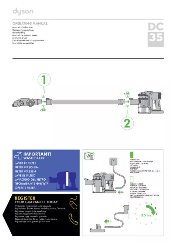 Mode d'emploi DYSON DC35