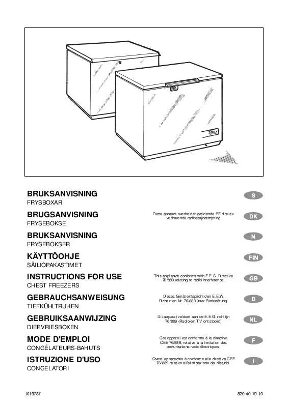 Mode d'emploi ELEKTRO HELIOS BL198-2