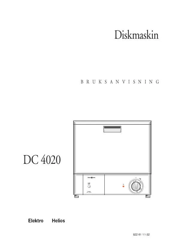 Mode d'emploi ELEKTRO HELIOS DC4020