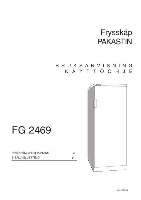 Mode d'emploi ELEKTRO HELIOS FG2469