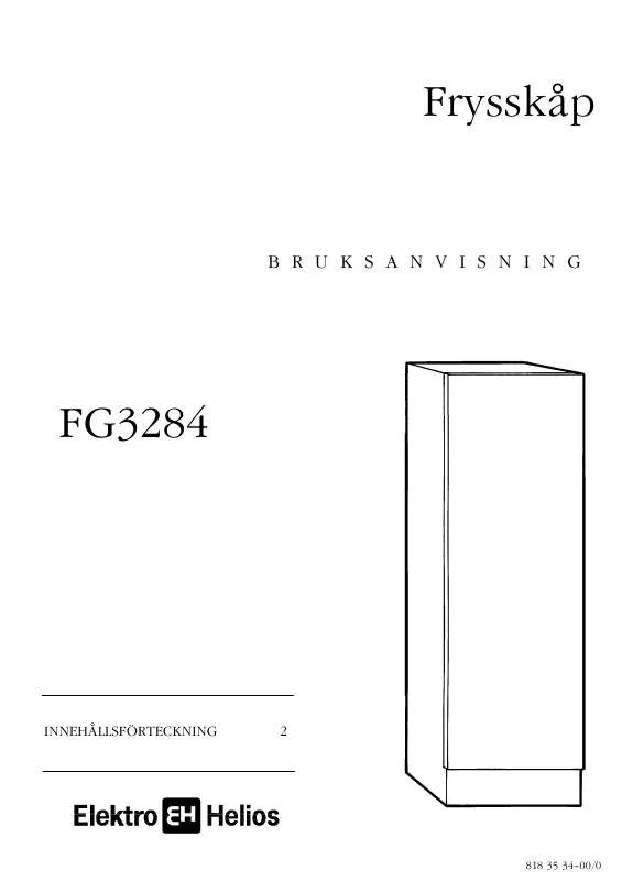 Mode d'emploi ELEKTRO HELIOS FG3284