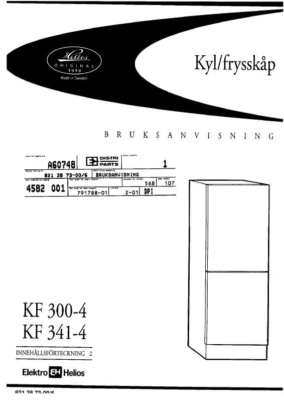 Mode d'emploi ELEKTRO HELIOS KF3007