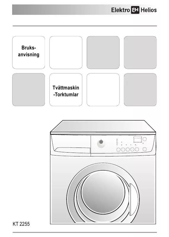 Mode d'emploi ELEKTRO HELIOS KT2255