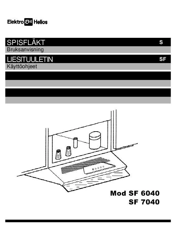 Mode d'emploi ELEKTRO HELIOS SF6040