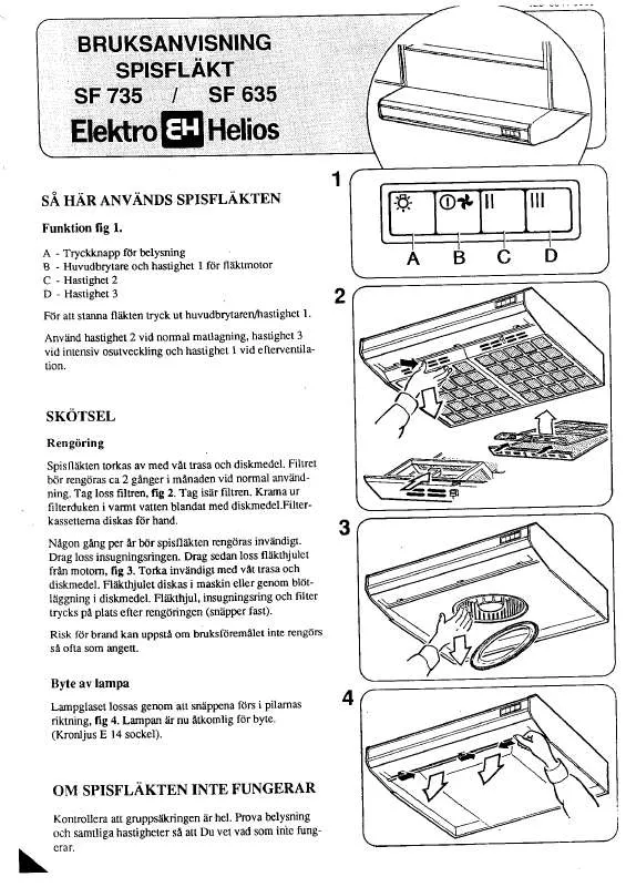 Mode d'emploi ELEKTRO HELIOS SF635