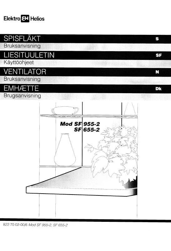 Mode d'emploi ELEKTRO HELIOS SF655-2X