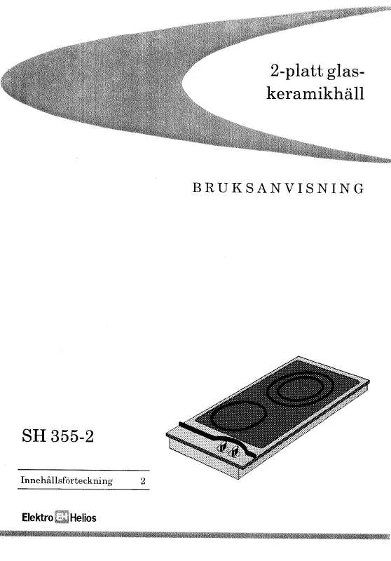 Mode d'emploi ELEKTRO HELIOS SH355-2