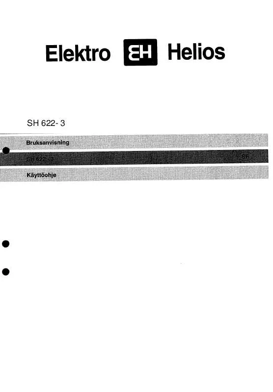 Mode d'emploi ELEKTRO HELIOS SH622-3