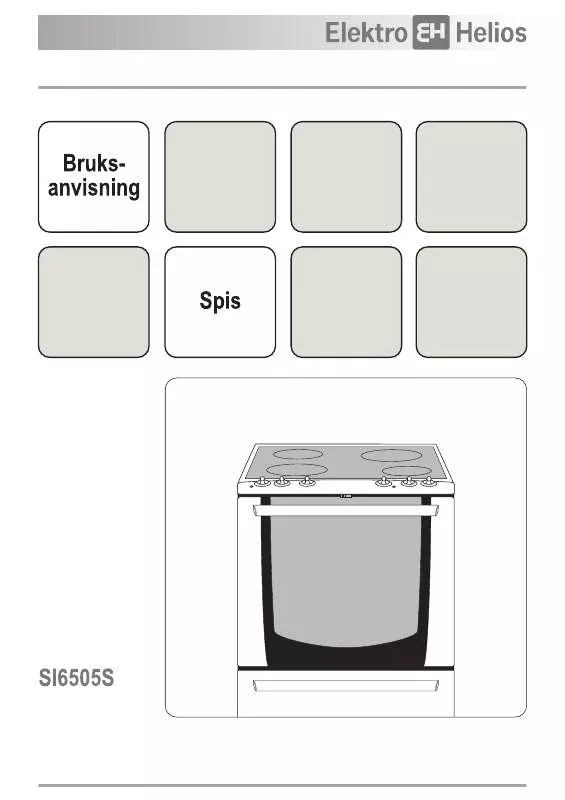 Mode d'emploi ELEKTRO HELIOS SI6505S