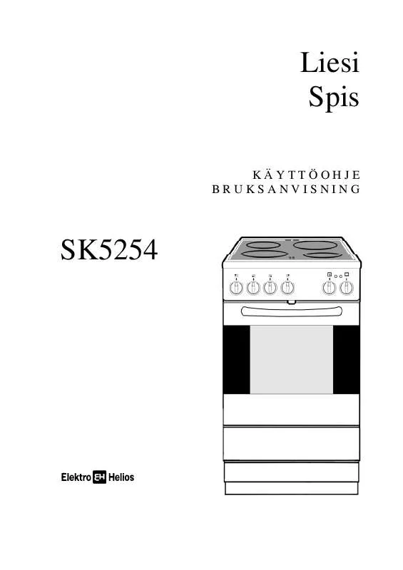 Mode d'emploi ELEKTRO HELIOS SK5254