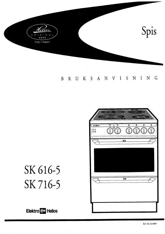 Mode d'emploi ELEKTRO HELIOS SK616-5