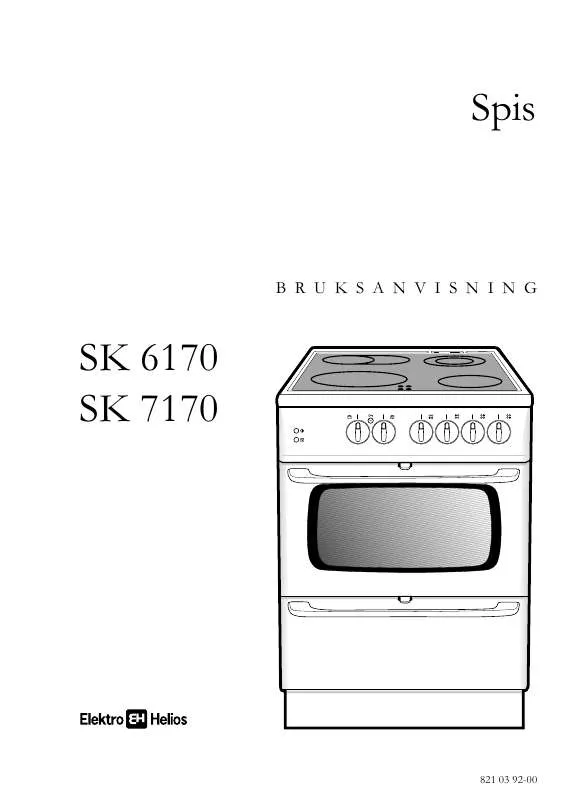 Mode d'emploi ELEKTRO HELIOS SK6170