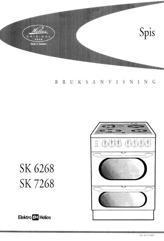 Mode d'emploi ELEKTRO HELIOS SK6268