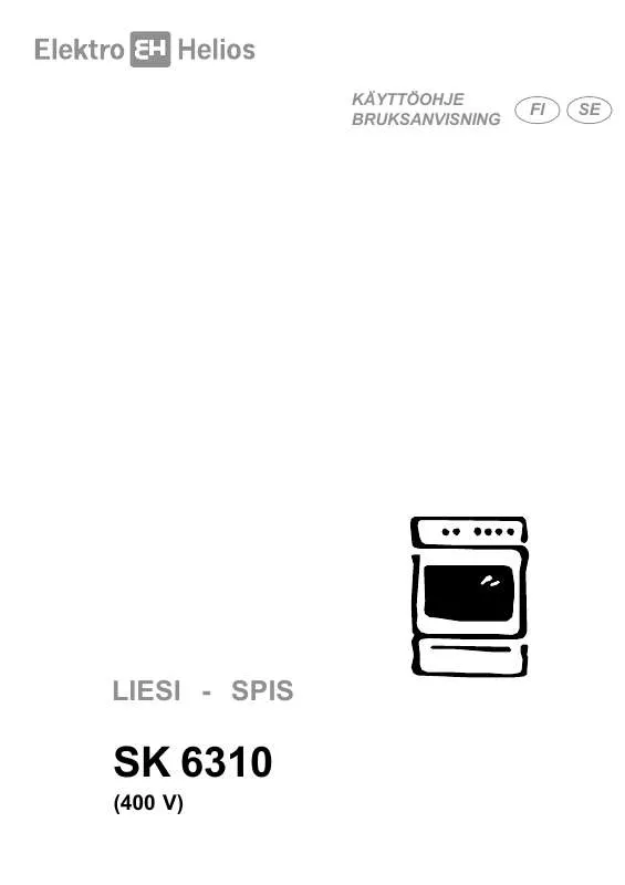 Mode d'emploi ELEKTRO HELIOS SK6310