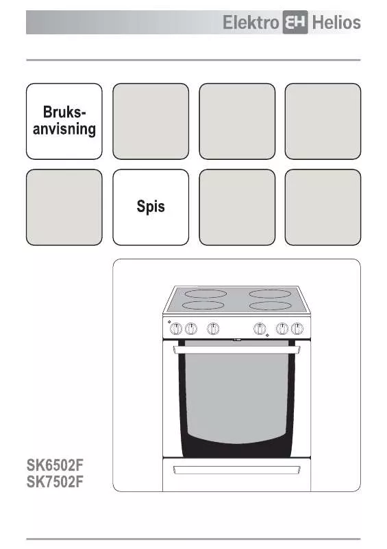 Mode d'emploi ELEKTRO HELIOS SK6502F