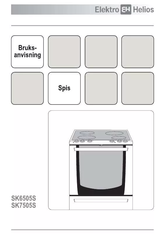 Mode d'emploi ELEKTRO HELIOS SK6505S 400V