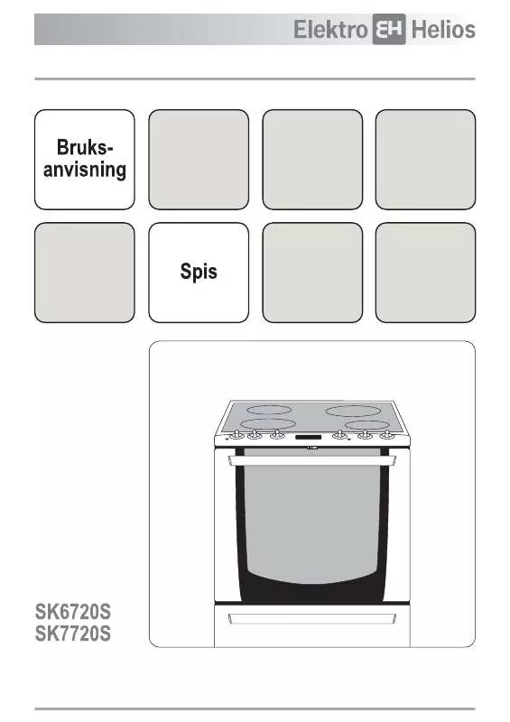 Mode d'emploi ELEKTRO HELIOS SK6720S 400V