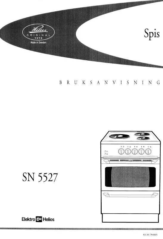 Mode d'emploi ELEKTRO HELIOS SN5527