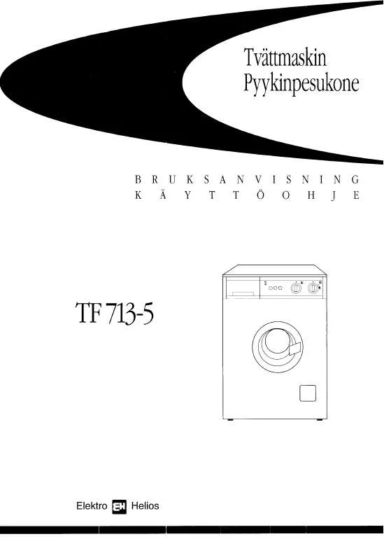 Mode d'emploi ELEKTRO HELIOS TF713-5