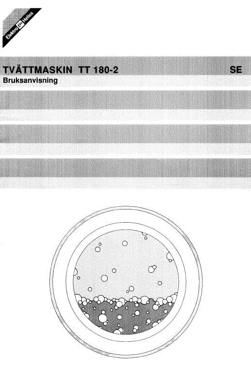 Mode d'emploi ELEKTRO HELIOS TT180-2