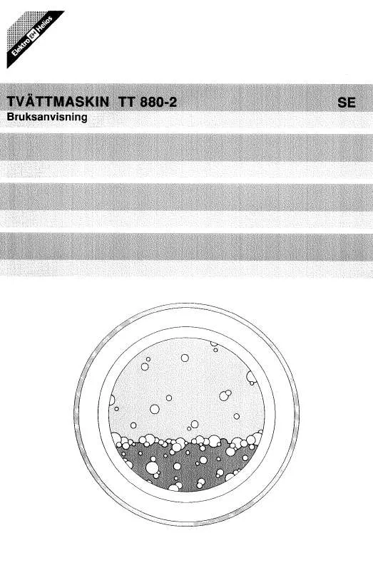 Mode d'emploi ELEKTRO HELIOS TT880-2