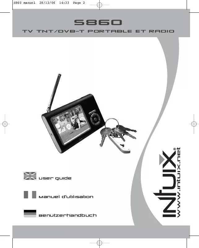 Mode d'emploi EMTEC DVB-T TV S860