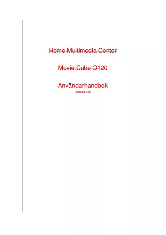 Mode d'emploi EMTEC HRDDISK MOVIE CUBE Q120