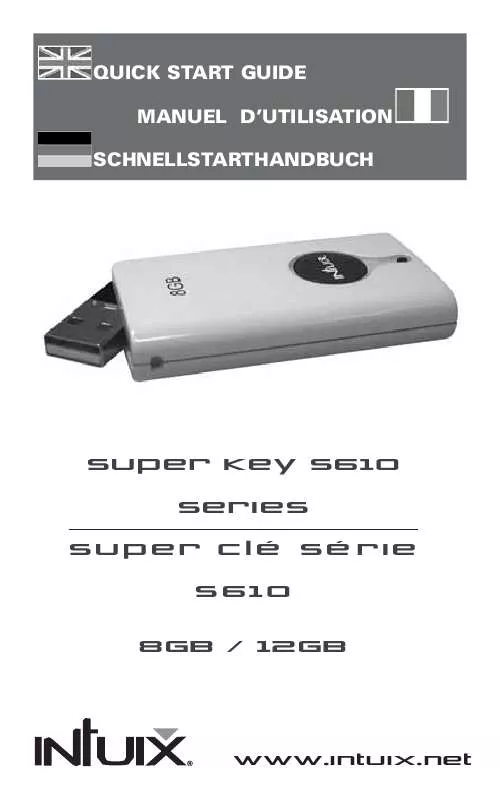 Mode d'emploi EMTEC USB-MINNE S610