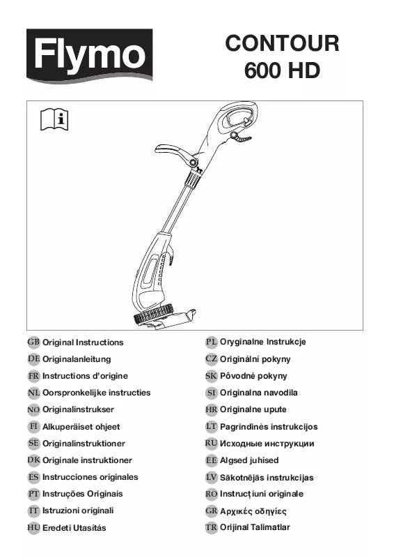 Mode d'emploi FLYMO CONTOUR 600 HD