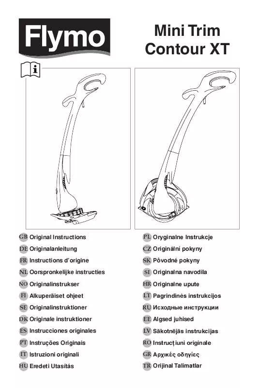 Mode d'emploi FLYMO MINI TRIM CONTOUR XT