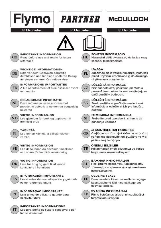 Mode d'emploi FLYMO POWER TRIM 700