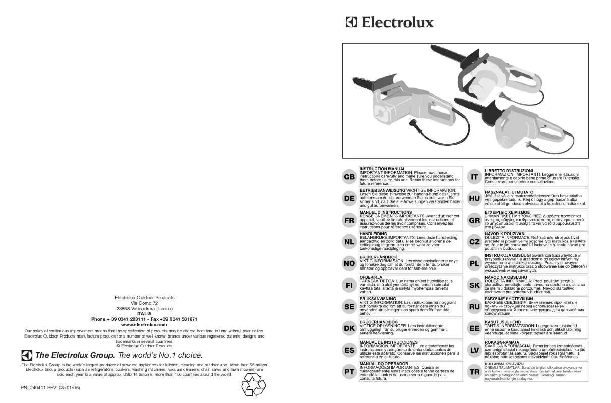 Mode d'emploi FLYMO WOODSHARK 350 ASSY UK