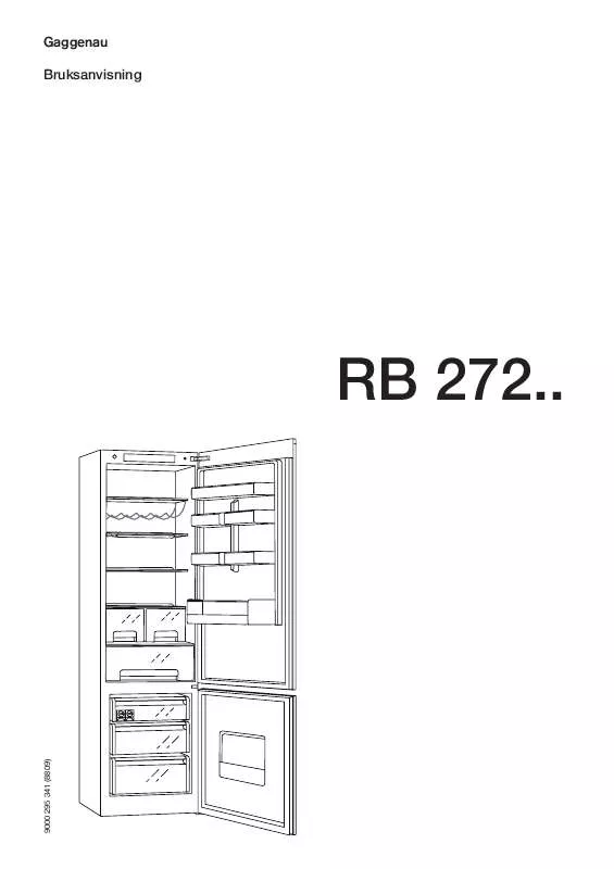 Mode d'emploi GAGGENAU RB272353S