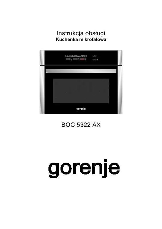 Mode d'emploi GORENJE CMO-200 MW