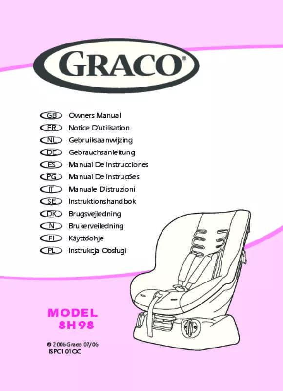 Mode d'emploi GRACO JUNIOR