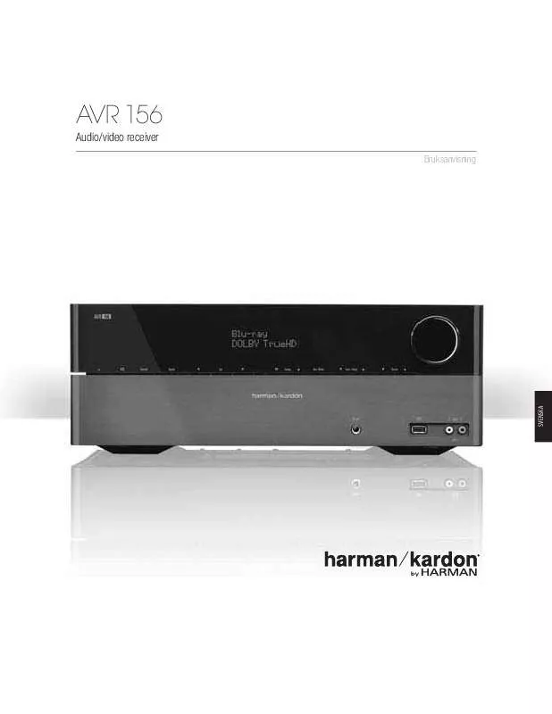 Mode d'emploi HARMAN KARDON AVR 156