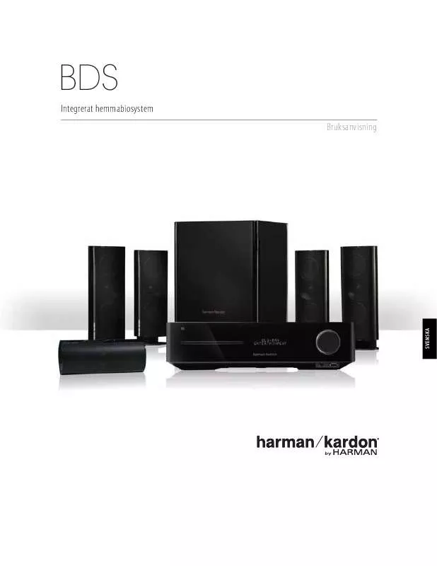 Mode d'emploi HARMAN KARDON BDS 2