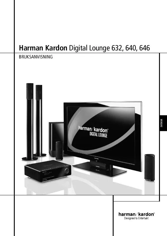 Mode d'emploi HARMAN KARDON DL 632EX