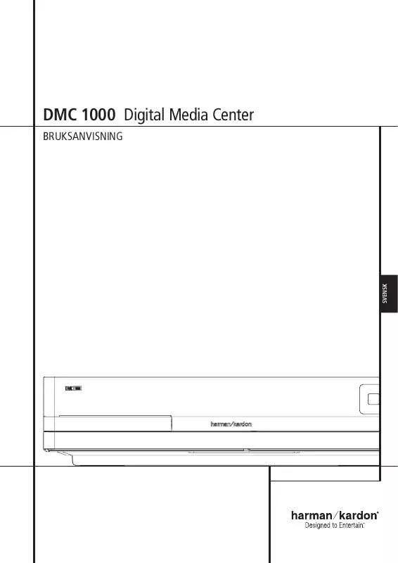 Mode d'emploi HARMAN KARDON DMC 1000