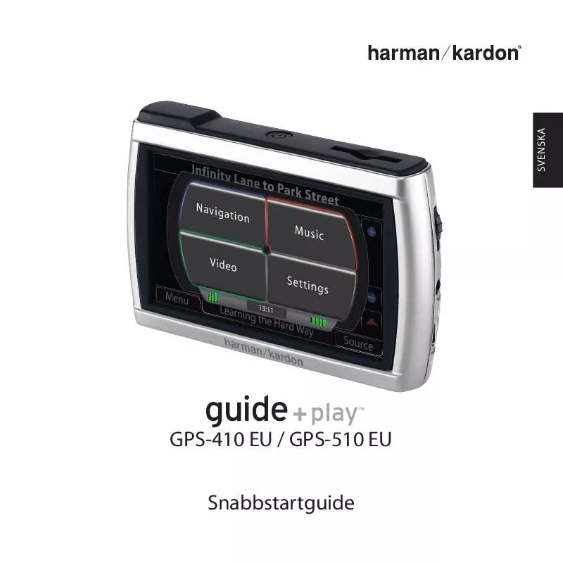 Mode d'emploi HARMAN KARDON GPS-410 [GPS-410EU]