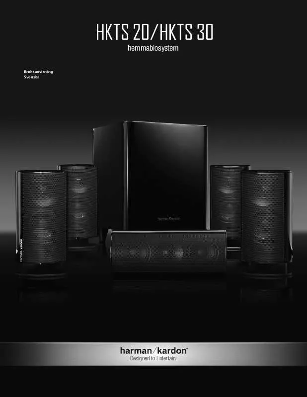 Mode d'emploi HARMAN KARDON HKTS 30