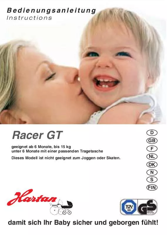 Mode d'emploi HARTAN RACER GT