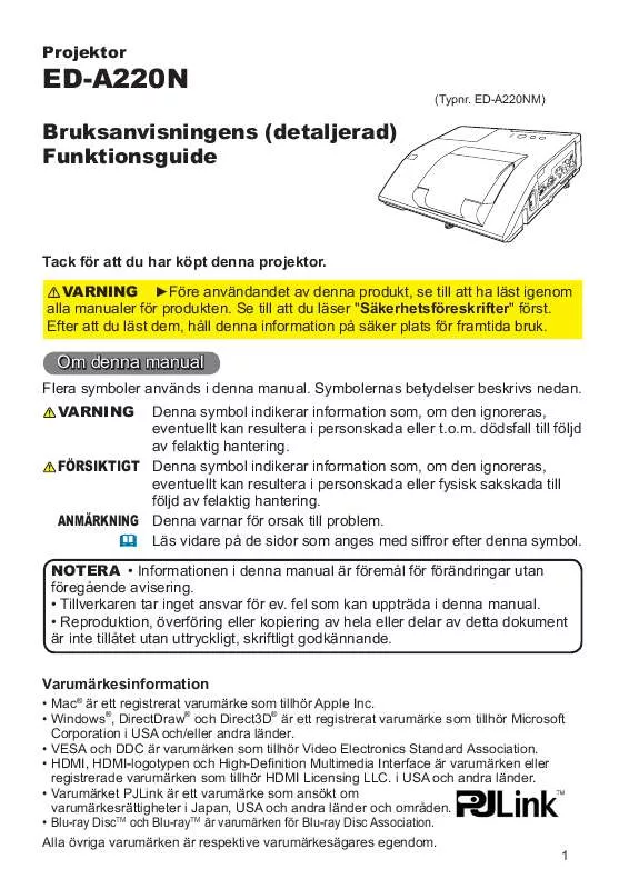 Mode d'emploi HITACHI ED-A220N