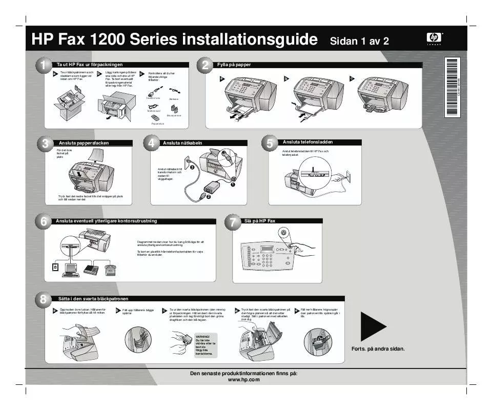 Mode d'emploi HP 1220 FAX