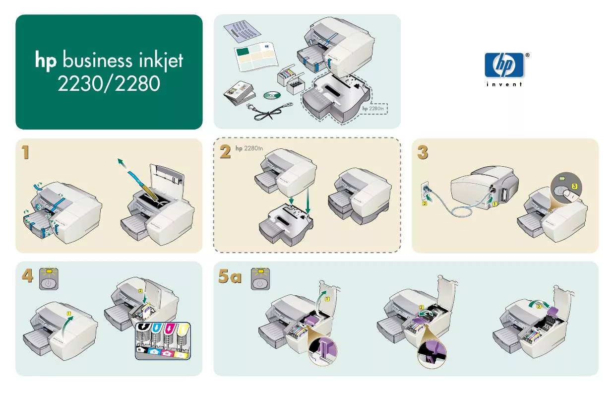 Mode d'emploi HP BUSINESS INKJET 2230/2280