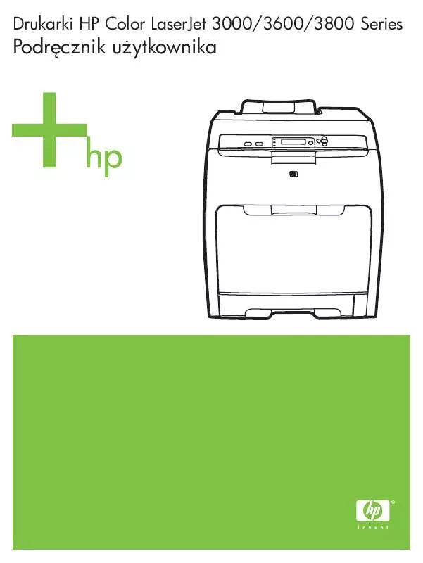 Mode d'emploi HP COLOR LASERJET 3000