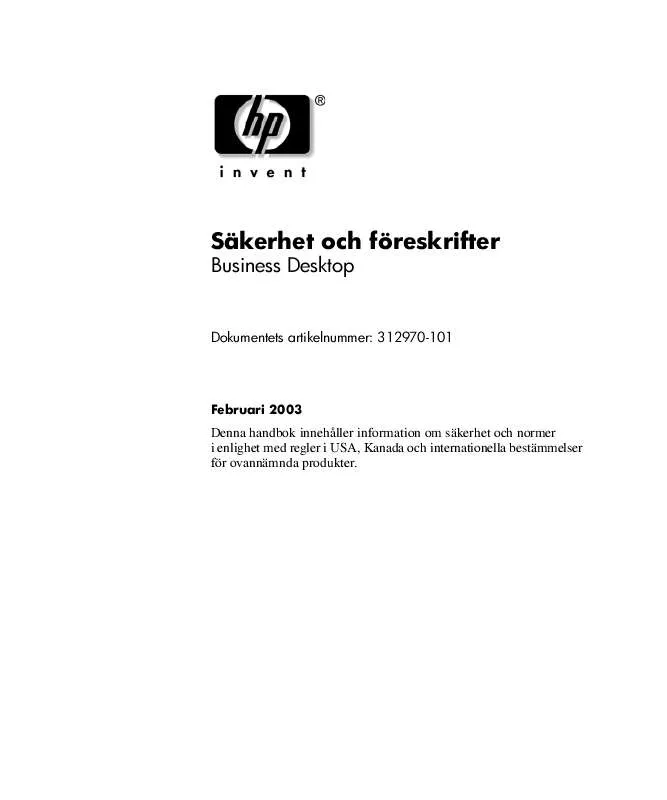 Mode d'emploi HP COMPAQ D220 MICROTOWER DESKTOP PC