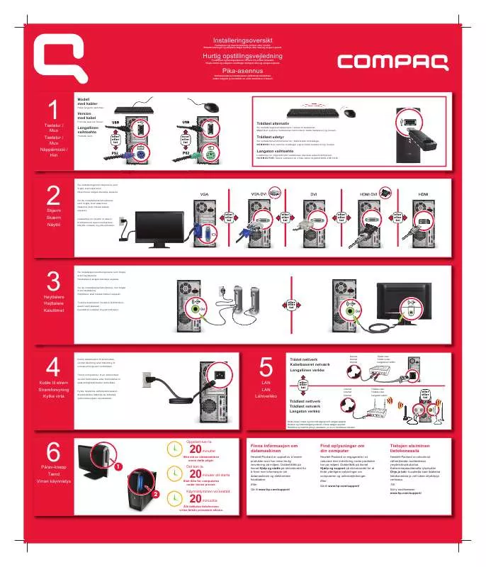 Mode d'emploi HP COMPAQ PRESARIO CQ5222