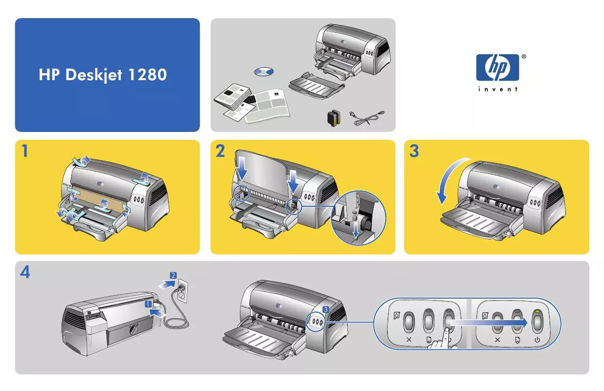 Mode d'emploi HP DESKJET 1280