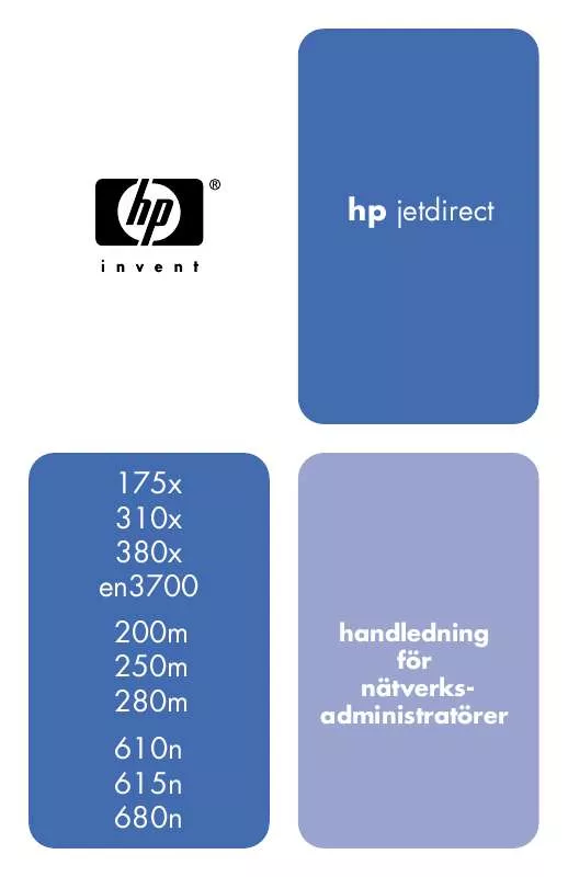 Mode d'emploi HP JETDIRECT 175X PRINT SERVER